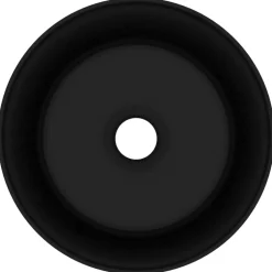 vidaXL Fontanería-Lavabo de lujo redondo cerámica 40x15 cm