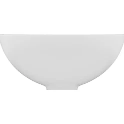 vidaXL Fontanería-Lavabo de lujo redondo cerámica 32,5x14 cm