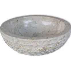 vidaXL Fontanería-Lavabo de mármol 40 cm color