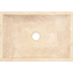 vidaXL Fontanería-Lavabo de mármol con brillo 45x30x12 cm