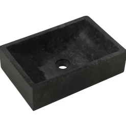 vidaXL Fontanería-Lavabo de mármol con brillo 45x30x12 cm