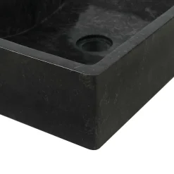 vidaXL Fontanería-Lavabo de mármol con brillo 45x30x12 cm