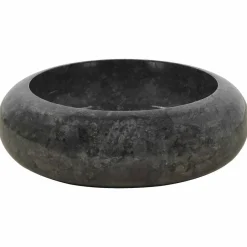 vidaXL Lavabo de mármol 40x12 cm Negro Hot