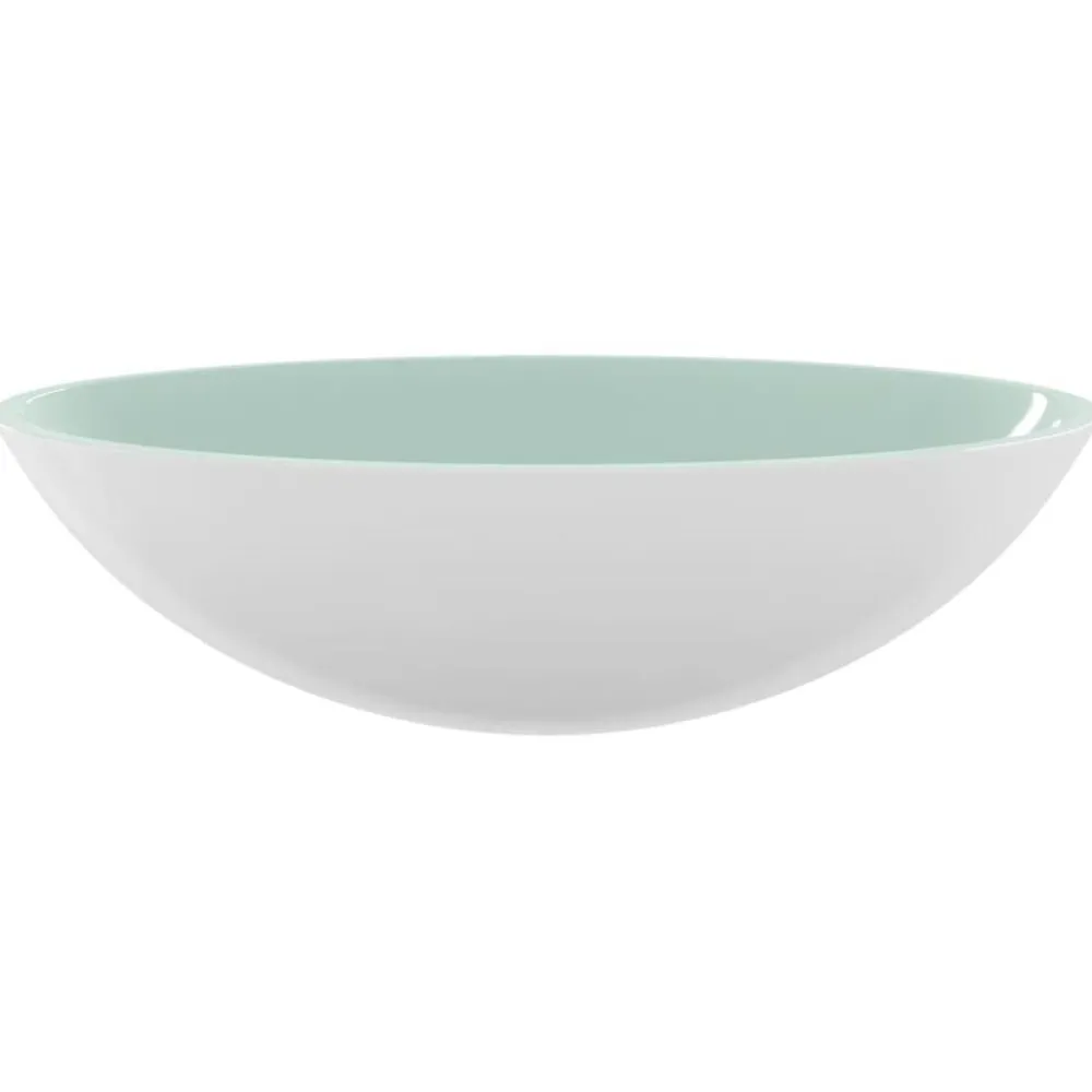 vidaXL Fontanería-Lavabo de vidrio 50x37x14 cm
