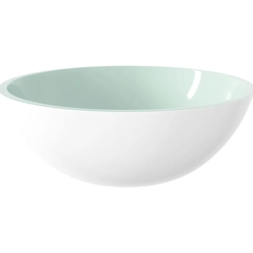 vidaXL Fontanería-Lavabo de vidrio 50x37x14 cm