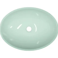 vidaXL Fontanería-Lavabo de vidrio 50x37x14 cm