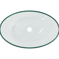 vidaXL Lavabo de vidrio templado 54,5x35x15,5 cm Transparente Outlet