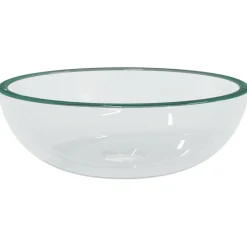 vidaXL Fontanería-Lavabo de vidrio templado 35x12 cm