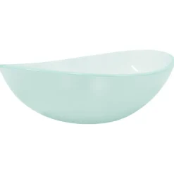 vidaXL Lavabo de vidrio templado 54,5x35x15,5 cm Esmerilado New