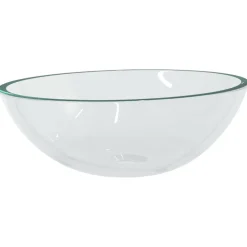 vidaXL Lavabo de vidrio 50x37x14 cm Transparente