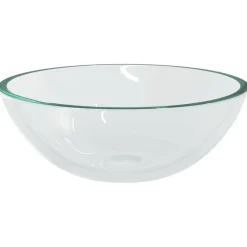 vidaXL Lavabo de vidrio 50x37x14 cm Transparente