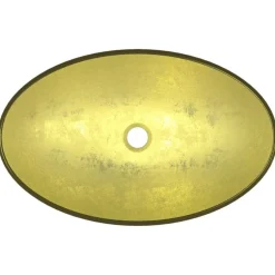 vidaXL Fontanería-Lavabo de vidrio templado 54,5x35x15,5 cm
