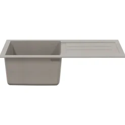 vidaXL Fontanería-Lavabo 780 x 500 mm 80% Cuarzo y 20% Resina