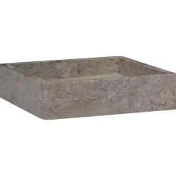 vidaXL Fontanería-Lavabo mármol 40x40x10 cm
