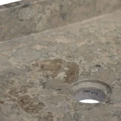 vidaXL Fontanería-Lavabo mármol 40x40x10 cm