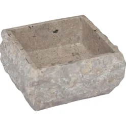 vidaXL Fontanería-Lavabo mármol 30x30x13 cm