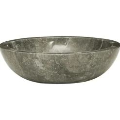 vidaXL Fontanería-Lavabo mármol Ø40x12 cm