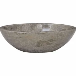 vidaXL Lavabo mármol 53x40x15 cm Gris Sale