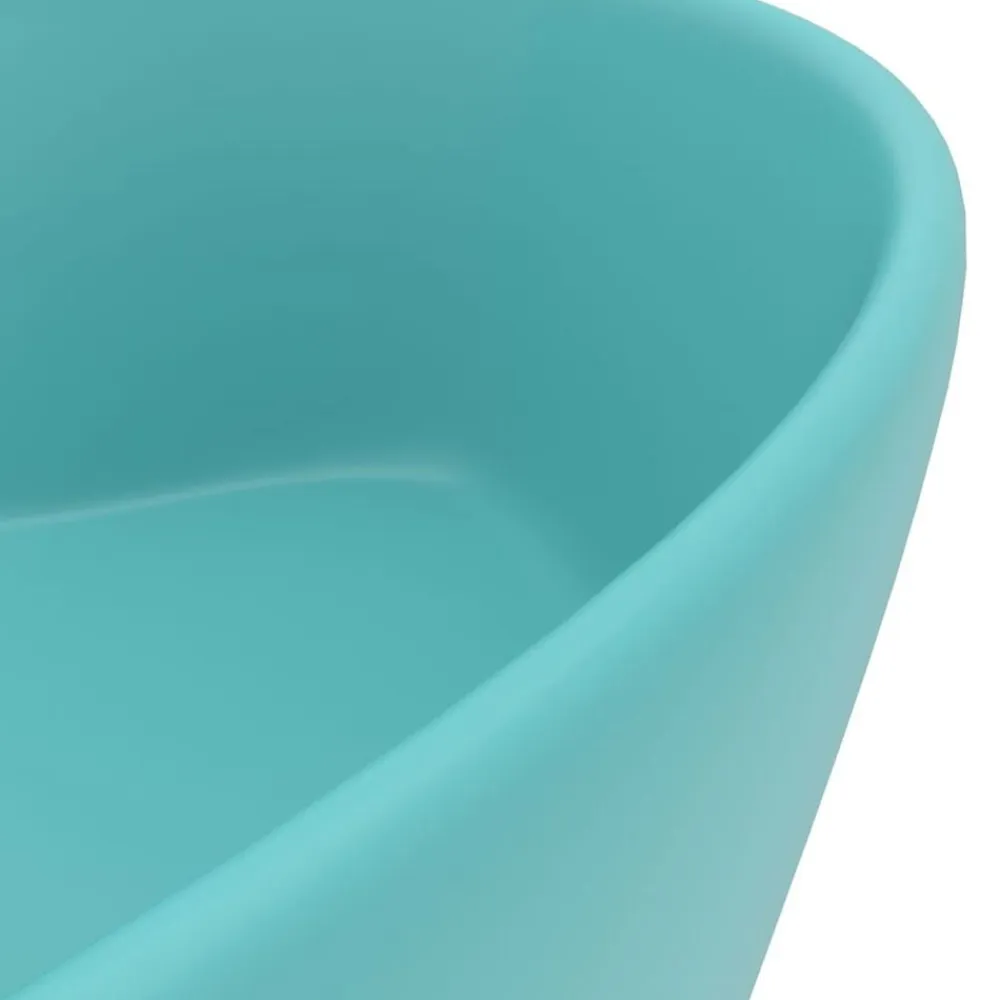 vidaXL Fontanería-Lavabo lujo con rebosadero cerámica 36x13 cm