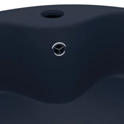vidaXL Fontanería-Lavabo lujo con rebosadero cerámica 36x13 cm