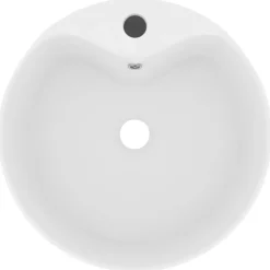 vidaXL Lavabo lujo con rebosadero cerámica 36x13 cm blanco mate Clearance