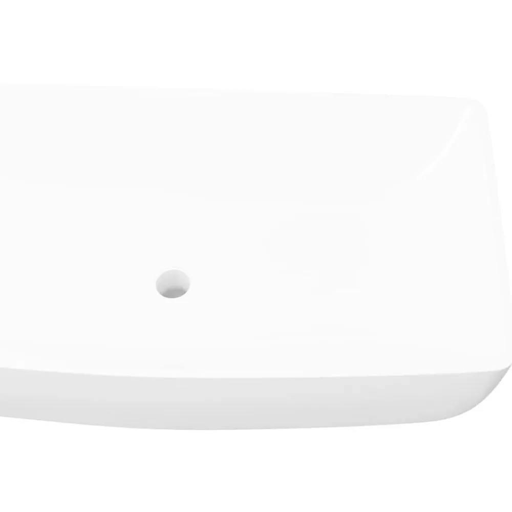 vidaXL Fontanería-Lavabo lujoso rectangular ceráminca 71x39 cm