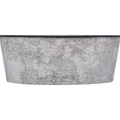 vidaXL Fontanería-Lavabo mármol Ø40x15 cm