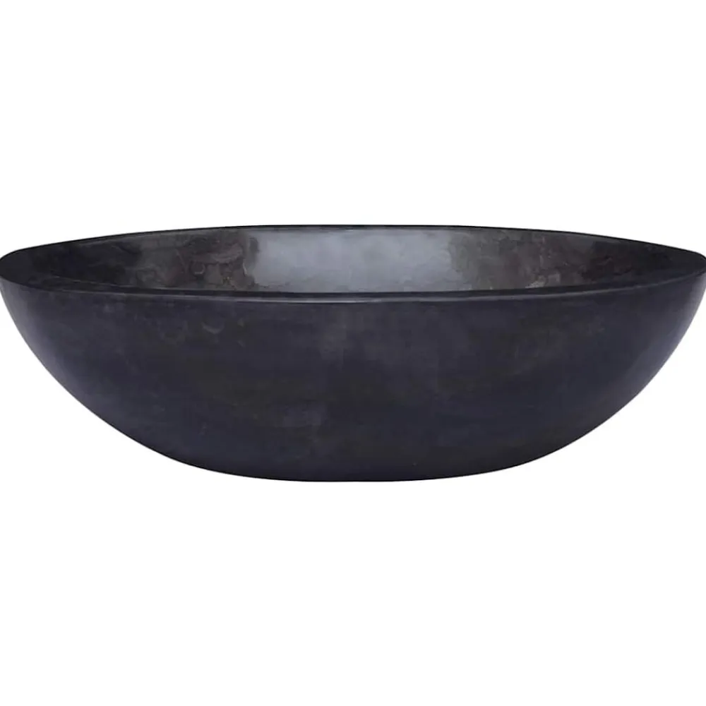 vidaXL Fontanería-Lavabo mármol 53x40x15 cm