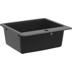 vidaXL Lavabo 470 x 440 mm granito Negro New