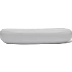 vidaXL Fontanería-Lavabo ovalado de cerámica 63x42 cm
