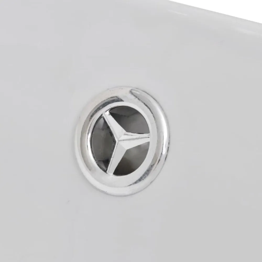 vidaXL Fontanería-Lavabo ovalado y orificio desbordamiento cerámica 59x38,5 cm