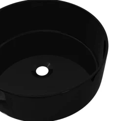 vidaXL Fontanería-Lavabo redondo de cerámica 40x15 cm
