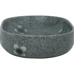 vidaXL Lavabo sobre encimera ovalado cerámica 59x40x14 cm Azul Sale