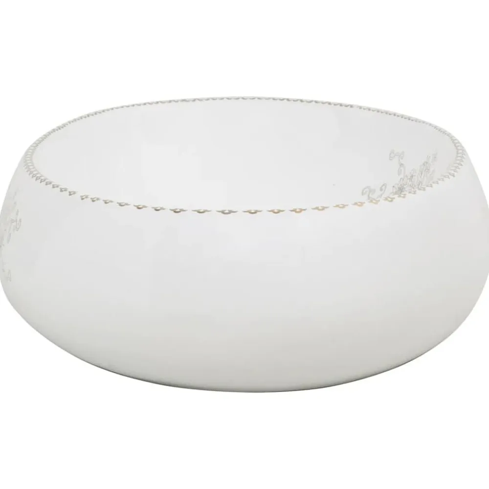 vidaXL Lavabo sobre encimera ovalado cerámica 59x40x15 cm Blanco Clearance