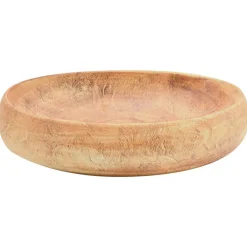 vidaXL Fontanería-Lavabo sobre encimera ovalado cerámica marrón 59x40x15 cm