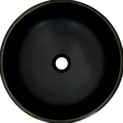 vidaXL Fontanería-Lavabo sobre encimera redondo cerámica Φ41x14 cm