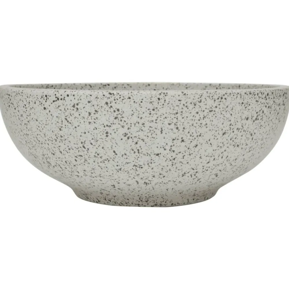vidaXL Lavabo sobre encimera redondo cerámica gris Φ41x14 cm Gris claro Clearance