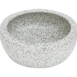 vidaXL Lavabo sobre encimera redondo cerámica Φ41x14 cm Gris