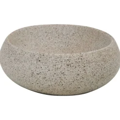 vidaXL Lavabo sobre encimera ovalado cerámica 59x40x15 cm Arena
