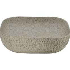 vidaXL Lavabo sobre encimera rectangular cerámica 48x37,5x13,5 cm Gris Outlet