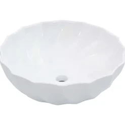 vidaXL Lavabo 46x17 cm cerámica Blanco Online