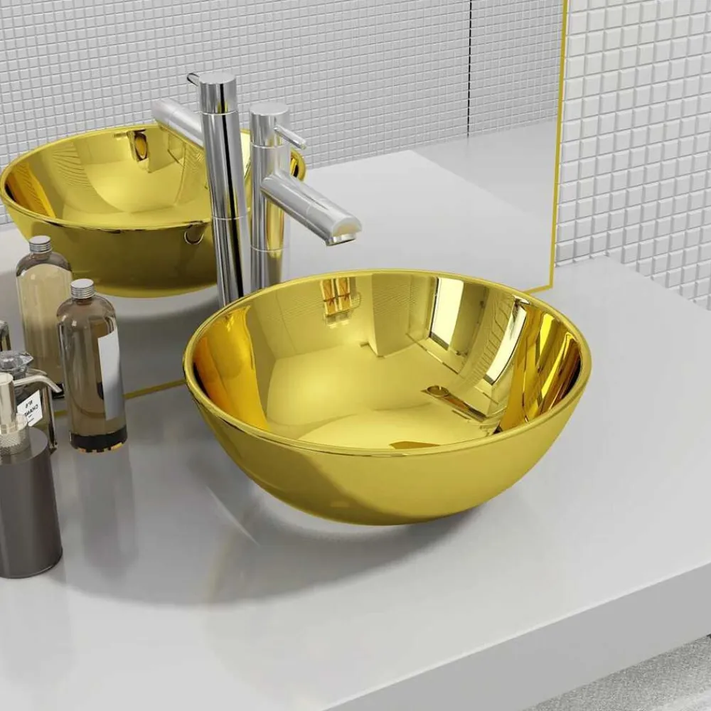 vidaXL Fontanería-Lavabo 28x10 cm cerámica