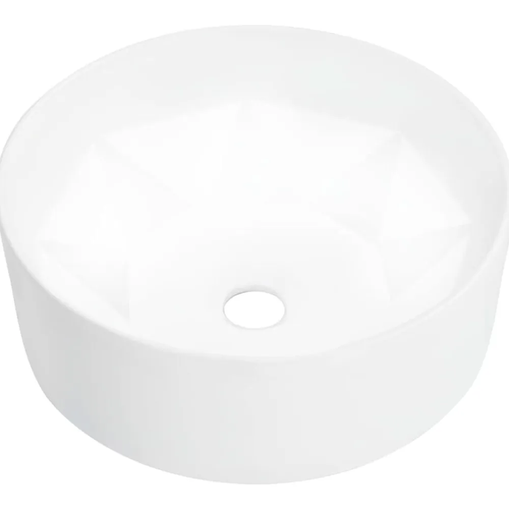 vidaXL Lavabo 36x14 cm cerámica Blanco Clearance
