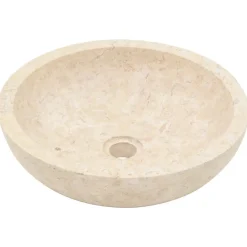 vidaXL Lavabo 40x12 cm mármol color Crema