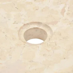 vidaXL Lavabo 40x12 cm mármol color Crema