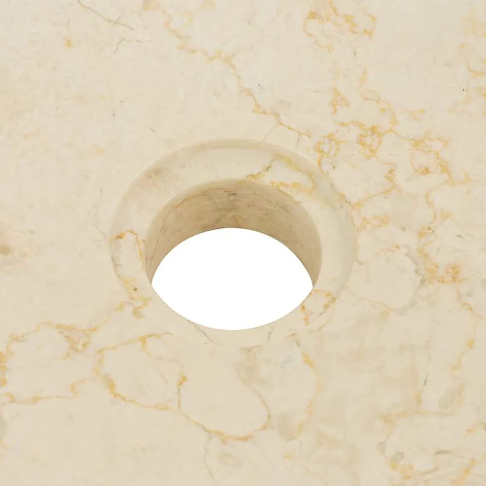 vidaXL Fontanería-Lavabo 40x12 cm mármol color