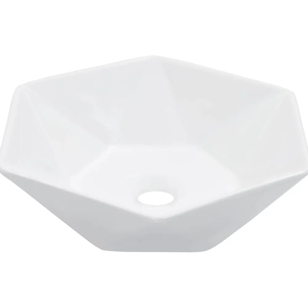 vidaXL Fontanería-Lavabo 41x36,5x12 cm cerámica