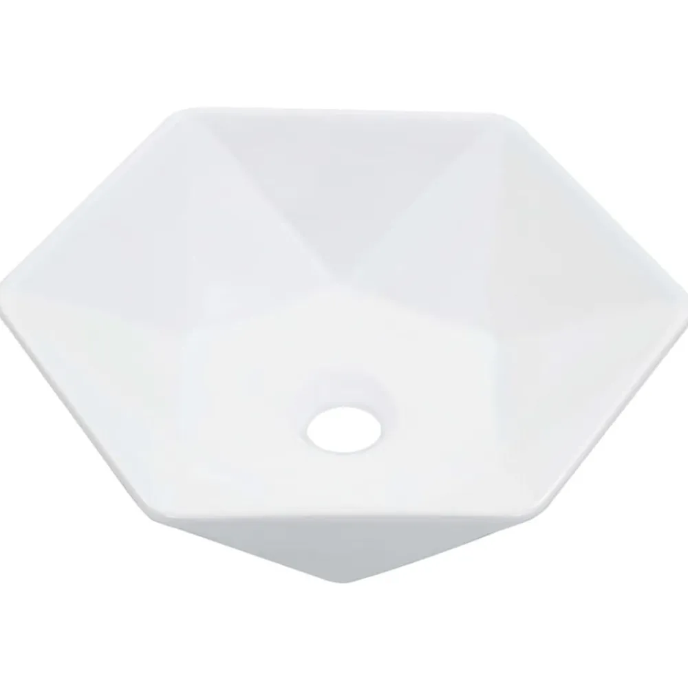 vidaXL Fontanería-Lavabo 41x36,5x12 cm cerámica