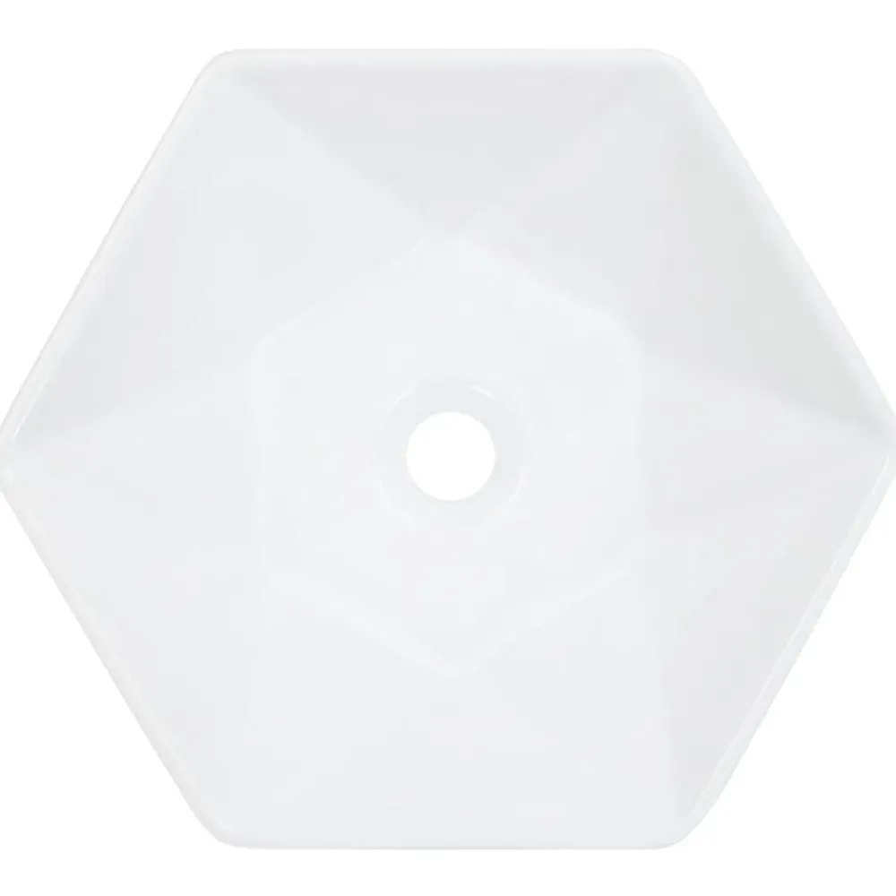 vidaXL Fontanería-Lavabo 41x36,5x12 cm cerámica