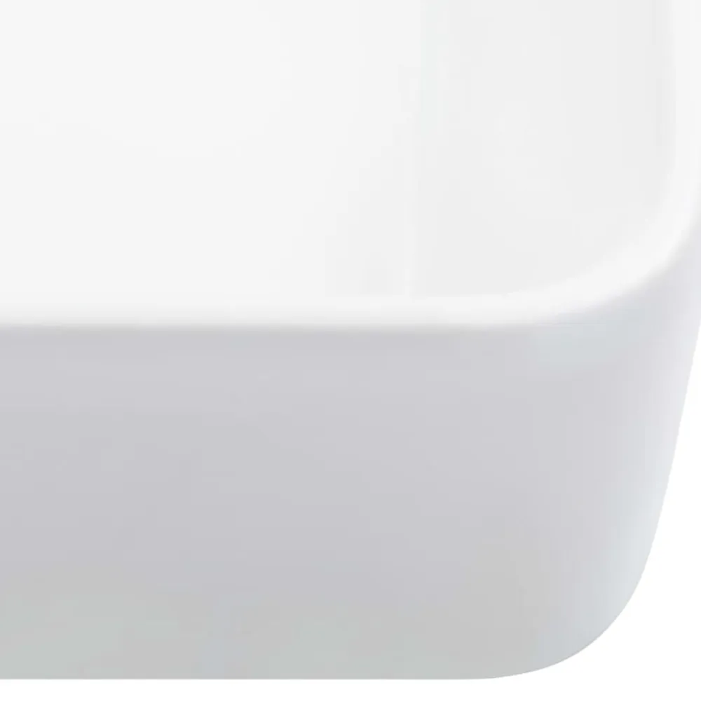 vidaXL Lavabo 40x30x13 cm cerámica Blanco Online